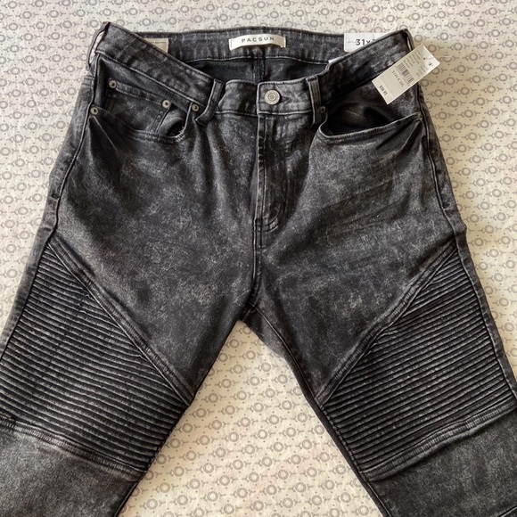 NWT Pacsun Mens Stacked Skinny Jeans - Picture 7 of 9